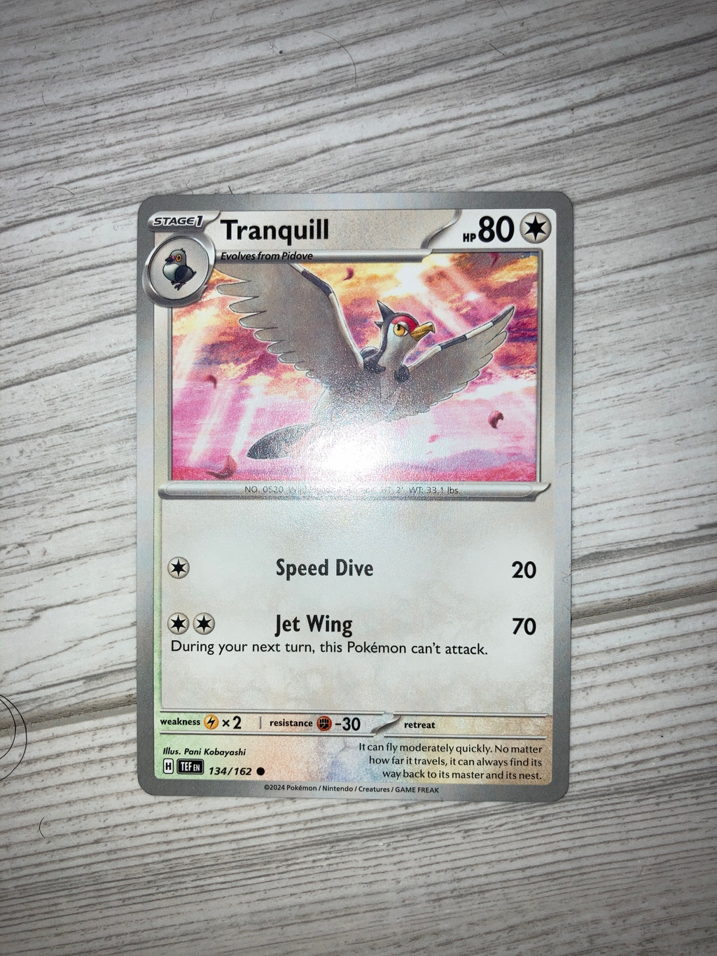 Tranquill White Flare EN 134/162 Common